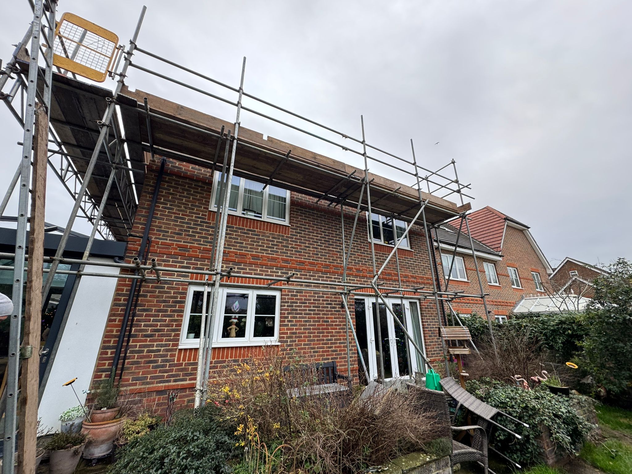 Full residential scaffold installation